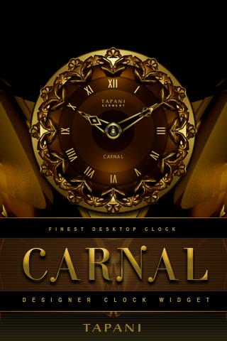 CARNAL Luxury Clock Widget 1