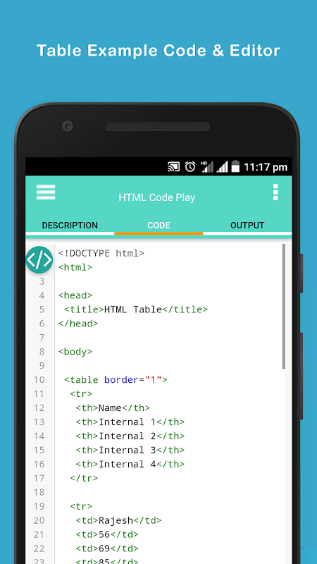 HTML Code Play 2