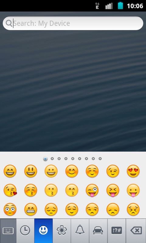 iPhone Emoji Keyboard 1