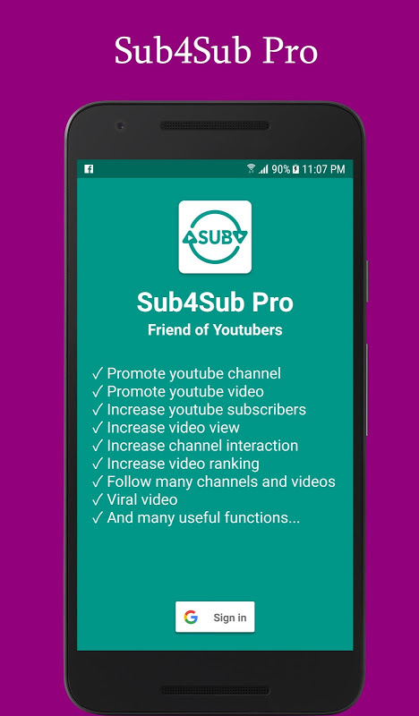 Sub4Sub Pro para Youtube 1