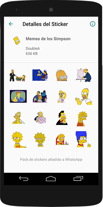 Stickers Memes de los Simpsons 4