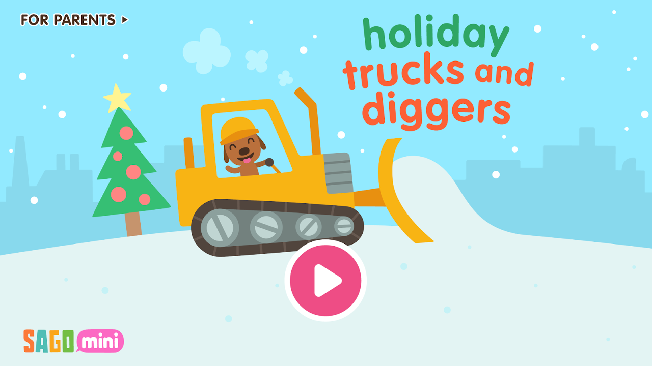 Sago Mini Holiday Trucks and Diggers 2