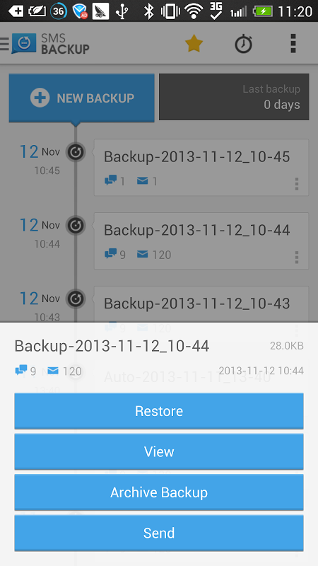 SMS Backup & Restore 4