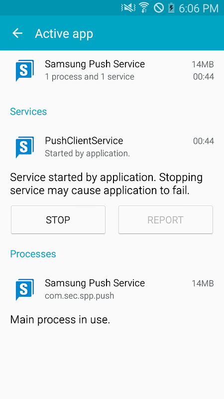Samsung Push Service 1