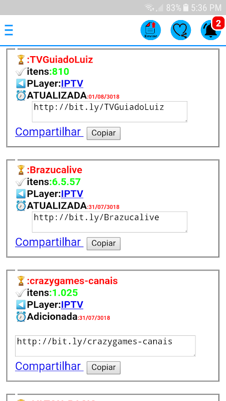 Top Listas IPTV 2