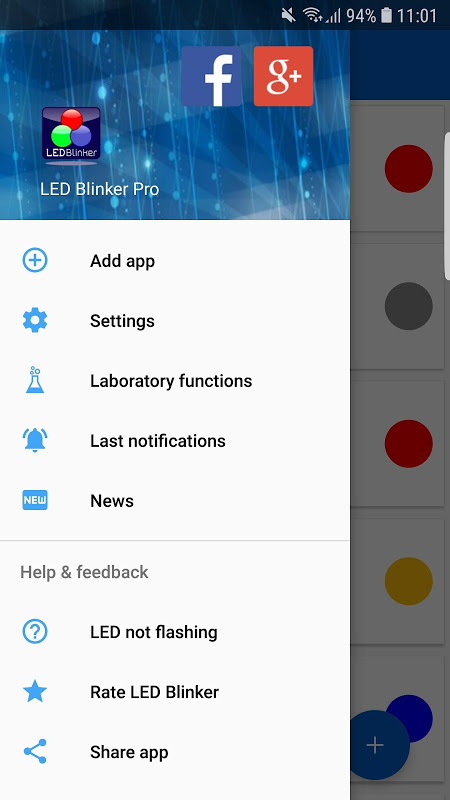 LED Blinker Notifications Lite 2