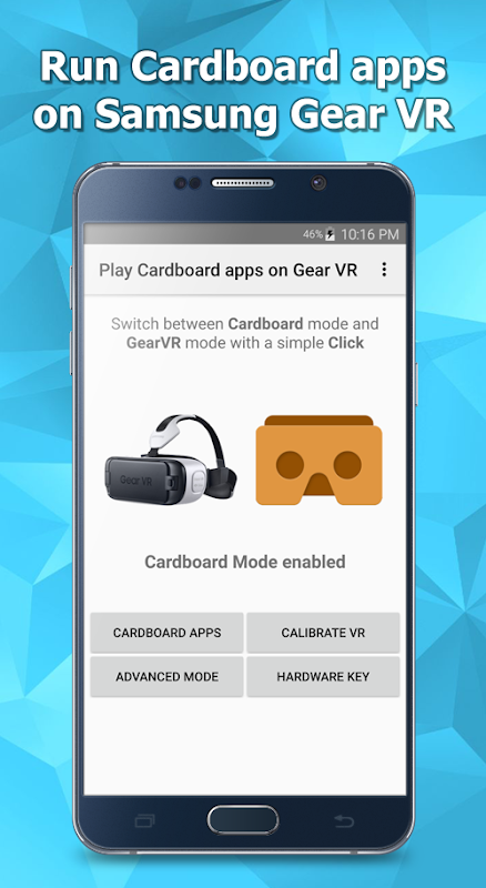 Play Cardboard apps on Gear VR 1
