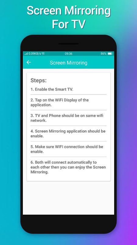 Screen Mirroring with TV 3