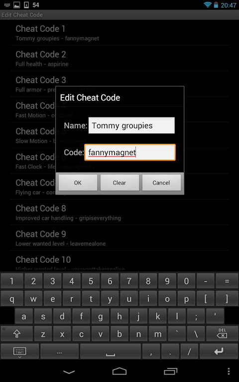 CheatCode Keyboard 1