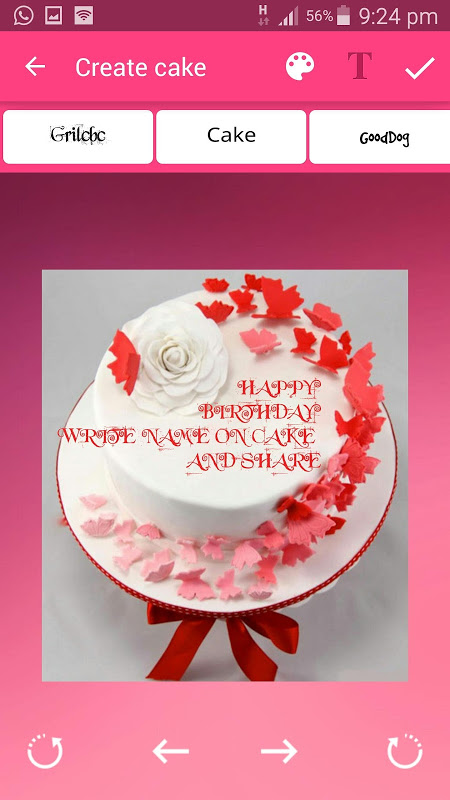 Cake con Name wishes 2