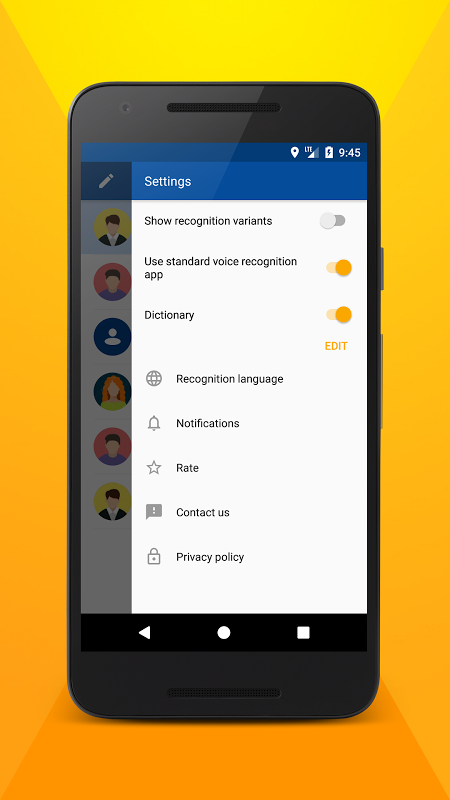 Write SMS by voice PRO 3