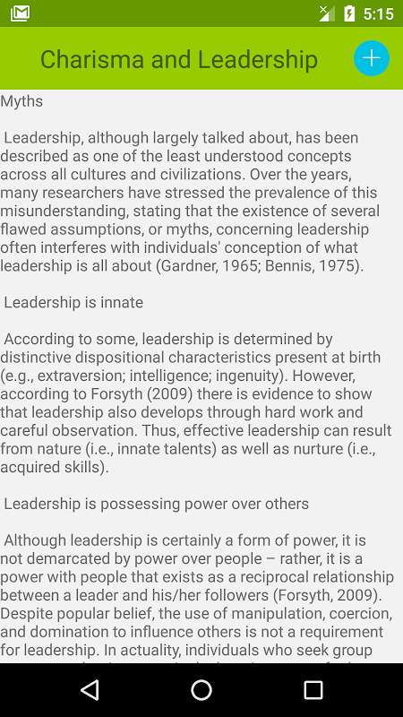 Charisma and Leadership 2